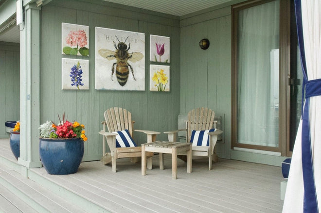 Bluebonnet of Texas Flower Gallery Wrapped Canvas Wall Art - 5" to 48" Sizes | Farmhouse World