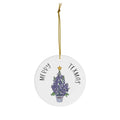 Bluebonnet Tree Ornament Merry Texmas | Farmhouse World