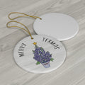 Bluebonnet Tree Ornament Merry Texmas | Farmhouse World