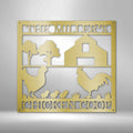 Chicken Coop Sign Personalized | Farmhouse World