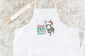 Christmas Apron Funny Saying - Jingle All The Way, Nobody Likes a Half Assed Jingler | Farmhouse World