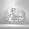 Custom Deer Family Metal Sign | Farmhouse World