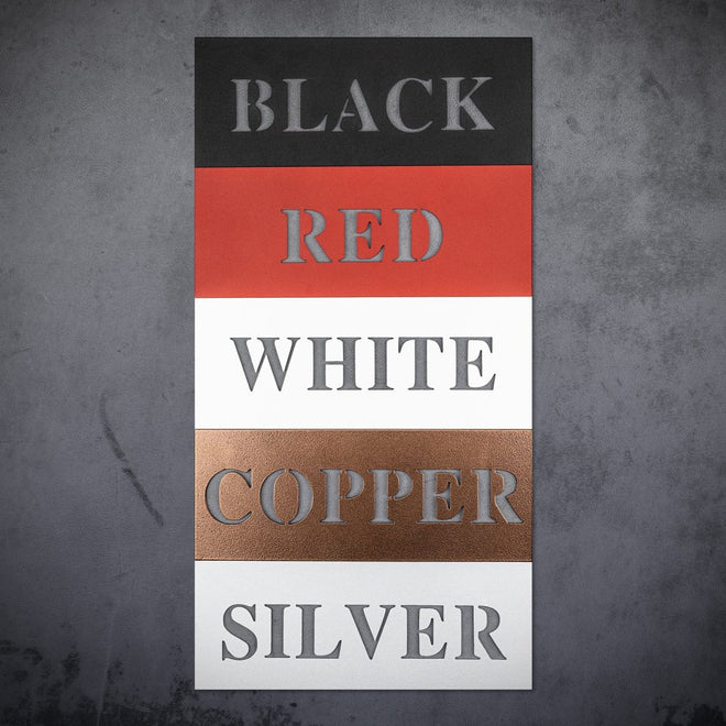 Custom Initial Block Style Metal Sign | Farmhouse World