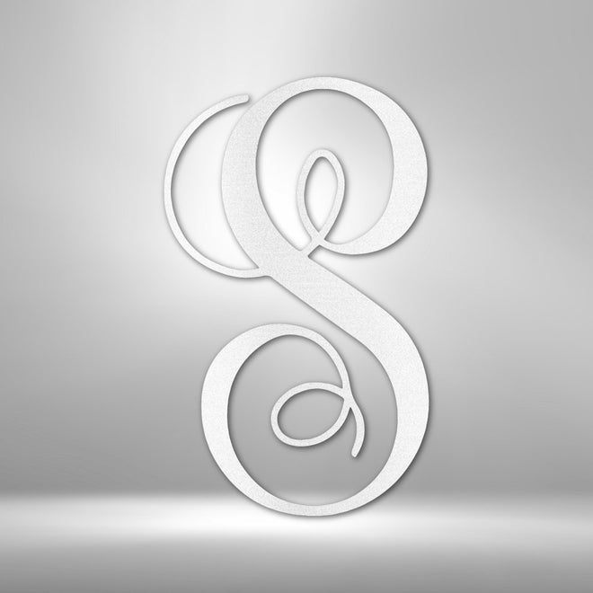 Custom Initial Monogram Metal Sign | Farmhouse World