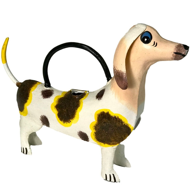 Dachshund / Wiener Dog Watering Can - Fun Metal Weiner Dog Design | Farmhouse World