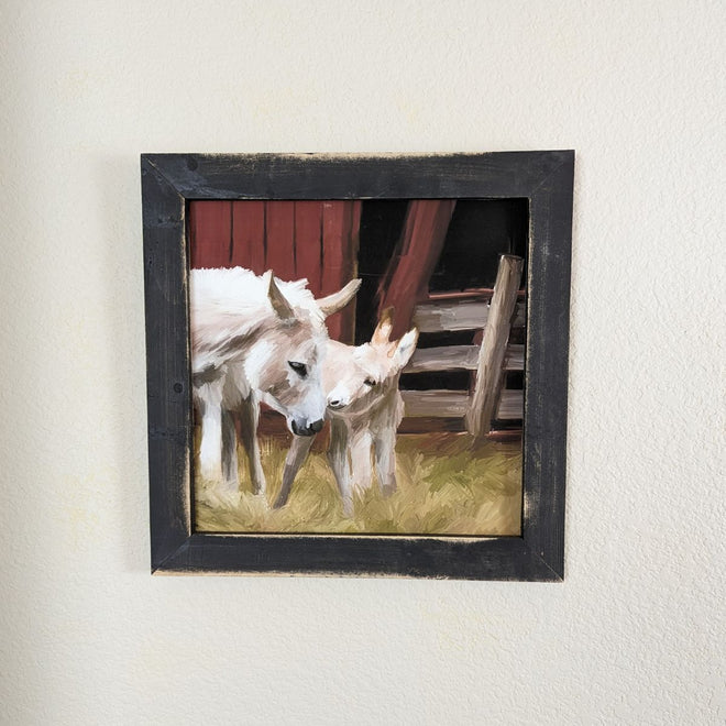 Donkey Moma with Baby Donkey | Farmhouse World