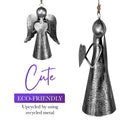 Etched Angel Bell Pendant | Farmhouse World