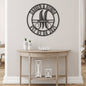 Family Monogrammed Sign Personalized with Names & Established Date | Farmhouse World