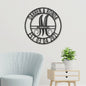 Family Monogrammed Sign Personalized with Names & Established Date | Farmhouse World