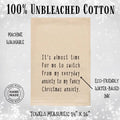 Fancy Christmas Anxiety - Funny Christmas Tea Towel | Farmhouse World
