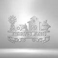 Farm Life Metal Sign Personalized | Farmhouse World