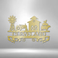 Farm Life Metal Sign Personalized | Farmhouse World