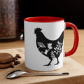 Floral Rooster Mug 11oz | Farmhouse World