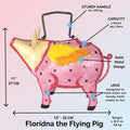 Flying Pig Metal Watering Can | Farmhouse World