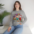 Funny Happy Hallothanksmas Coffee Lover Western Sweatshirt | Farmhouse World