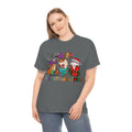 Funny Happy Hallothanksmas Coffee Lover Western Tee | Farmhouse World