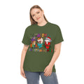 Funny Happy Hallothanksmas Coffee Lover Western Tee | Farmhouse World