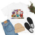 Funny Happy Hallothanksmas Coffee Lover Western Tee | Farmhouse World
