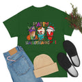 Funny Happy Hallothanksmas Coffee Lover Western Tee | Farmhouse World