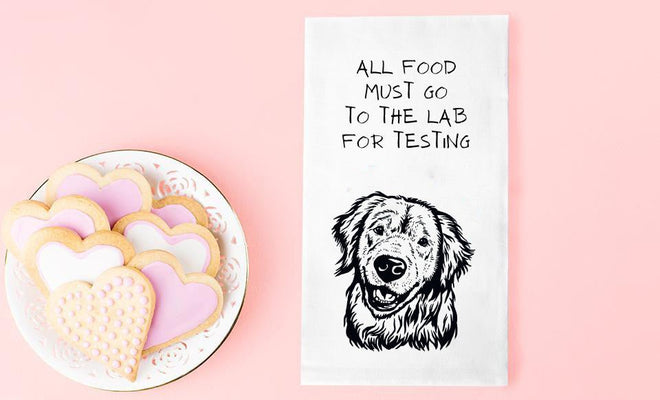 Funny Labrador Retriever Tea Towel | Farmhouse World