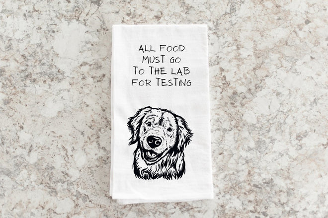 Funny Labrador Retriever Tea Towel | Farmhouse World