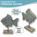 Handcarved Damsel Fish | Farmhouse World