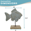 Handcarved Damsel Fish | Farmhouse World