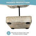 Handcarved Wooden Angel Fish Statue | Farmhouse World