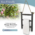 Hanging Ladder Towel Rack | Farmhouse World