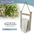 Hanging Ladder Towel Rack | Farmhouse World