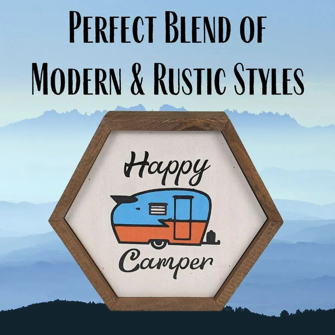 "Happy Camper" Sign | Farmhouse World