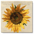 Helen Keller Sunflower Canvas 5" to 48" | Farmhouse World