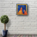 Hoping for a Handout Rooster Wall Art | Rooster Painting on Wood | Farmhouse World