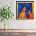 Hoping for a Handout Rooster Wall Art | Rooster Painting on Wood | Farmhouse World