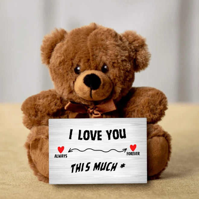 I Love You This Much Teddy Bear | Farmhouse World