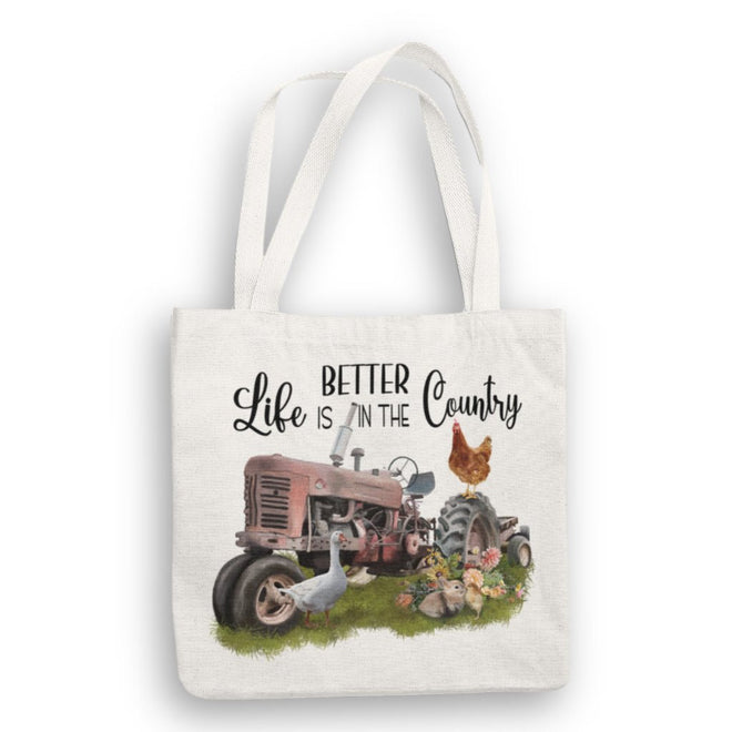 Life is Better in the Country Tote Bag | Farmhouse World