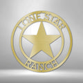 Lone Star Personalized Steel Sign | Farmhouse World