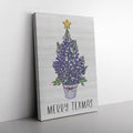 Merry Texmas Bluebonnet Tree Canvas | Farmhouse World