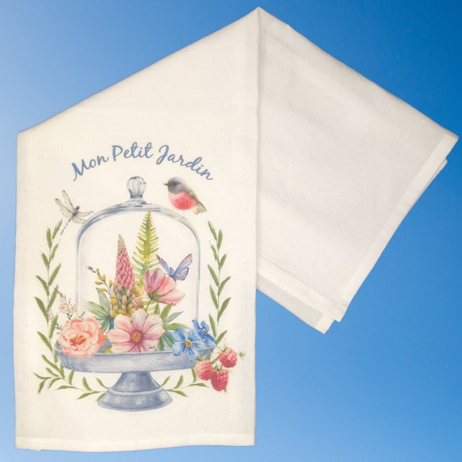 Mon Petit Jardin Little Garden Tea Towel | Farmhouse World