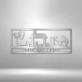 Nativity Monogram - Steel Sign | Farmhouse World