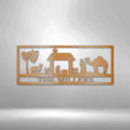 Nativity Monogram - Steel Sign | Farmhouse World