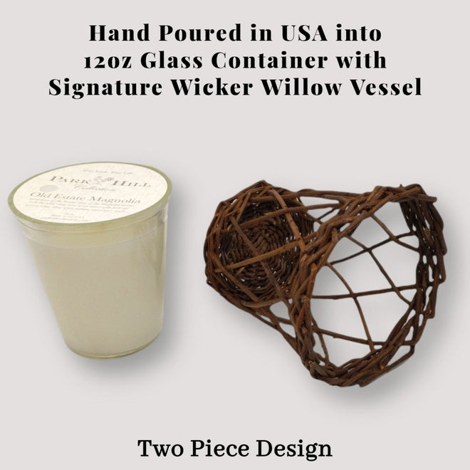 Park Hill Candle Old Estate Magnolia Scent 12oz | Farmhouse World