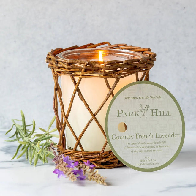 Park Hill Country French Lavender Candle | Farmhouse World