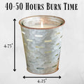 Park Hill Sweet Tea Olive Bucket Candle | Farmhouse World