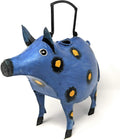 Patches the Blue Pig Watering Can for Indoor or Outdoor Use | Farmhouse World