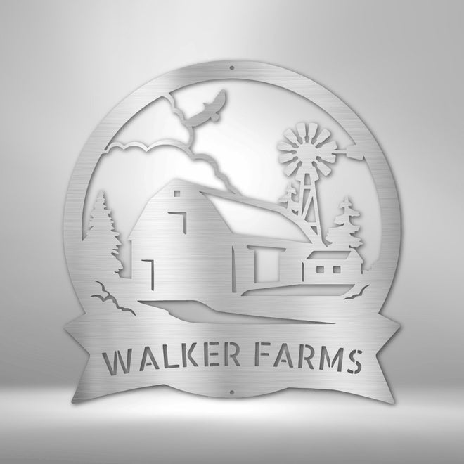 Personalized Barn House Sign | Farmhouse World