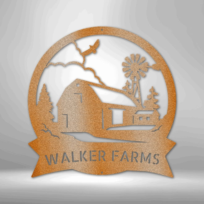 Personalized Barn House Sign | Farmhouse World