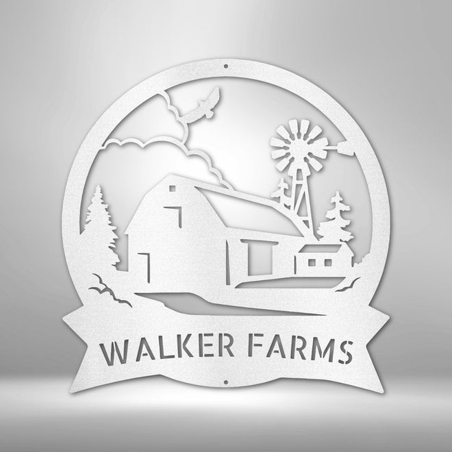 Personalized Barn House Sign | Farmhouse World
