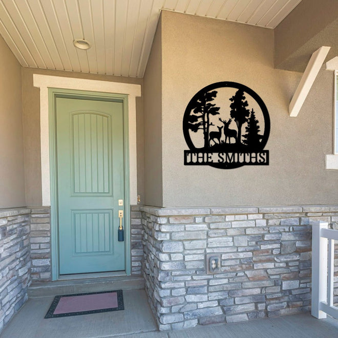 Personalized Cabin Life - Steel Sign | Farmhouse World