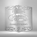 Personalized Classic Tractor Metal Sign | Farmhouse World